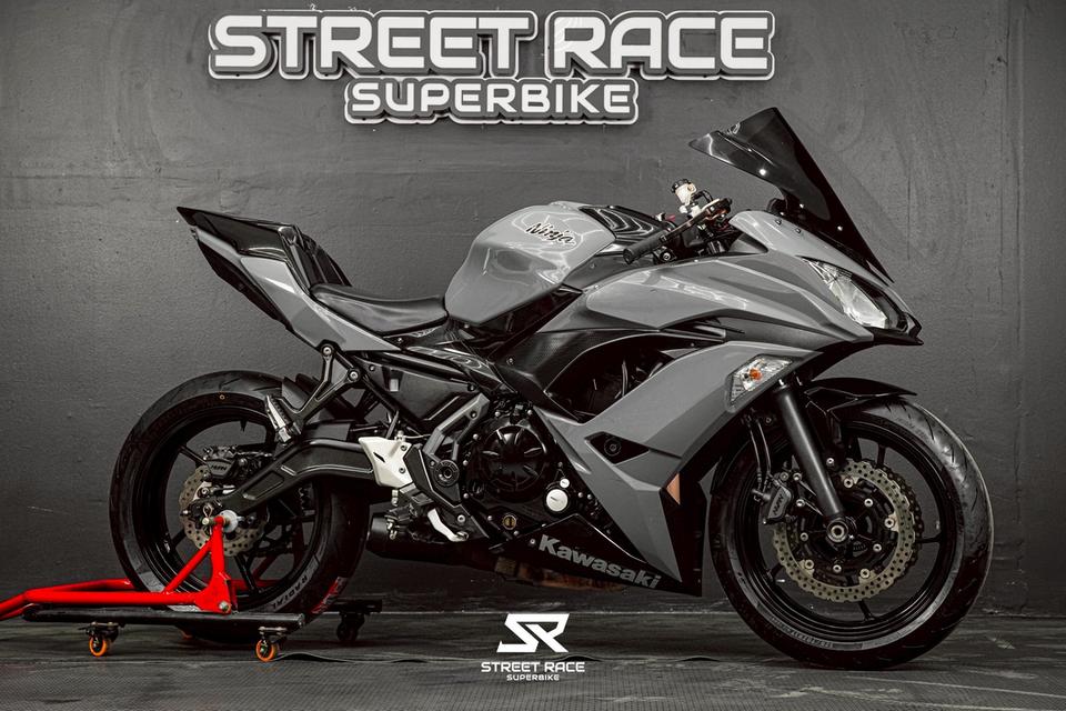 Kawasaki Ninja650 2018 สีเทาแลมโบ