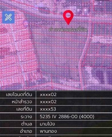 ขายที่ดินอมตะนครเฟส10 พานทองชลบุรี บนเนื้อที่ 14 ไร่ และ 6 ไร่ ผังม่วงลาย 4