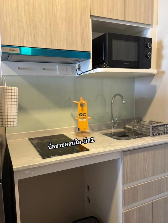 ปล่อยเช่า 8500 บาท พลัมนิวเวส เฟส3  วิวเมืองชั้น9- ทีวี- ตู้เย็น- ไมโครเวฟ- เครื่องทำน้ำอุ่น - เตียง+ที่นอน 5ฟุต- โซฟามีครบ ถือกระเป๋าเข้าอยู่ได้เลย 6