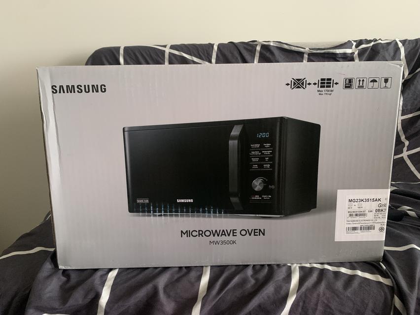 ไมโครเวฟ Samsung 23 ลิตร 800w รุ่น MG23K3515AK-ST