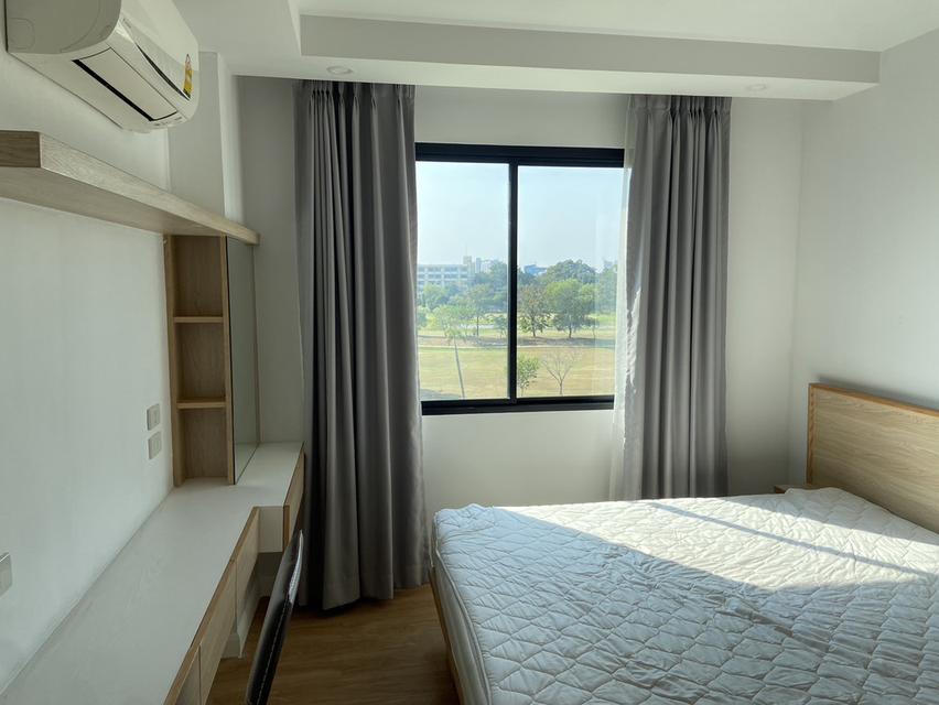 ปล่อยเช่าคอนโด V Condo ศาลายา  แบบ 2 ห้องนอน ตึก V7 ชั้น4 วิวสนามกอล์ฟ  ใกล้ มหาวิทยาลัยมหิดล – เซ็นทรัลศาลายา 4