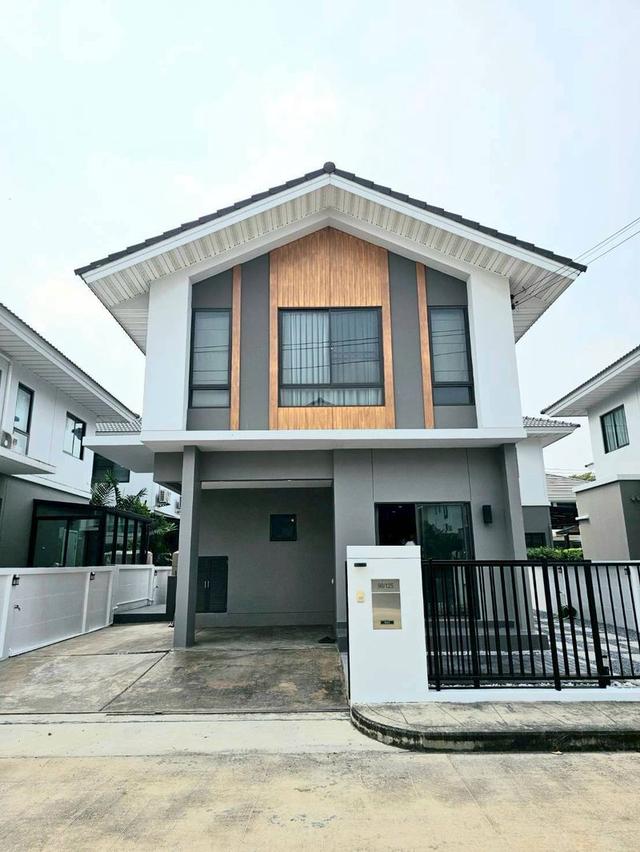 หมู่บ้านเพอร์เฟคพาร์ค ราชพฤกษ์-346 ปทุมธานีบ้านแฝด 2 ชั้น  สไตล์บ้านเดี่ยว ทำเลดี โครงการใหม่  พร้อมของแถมหลายรายการ 1