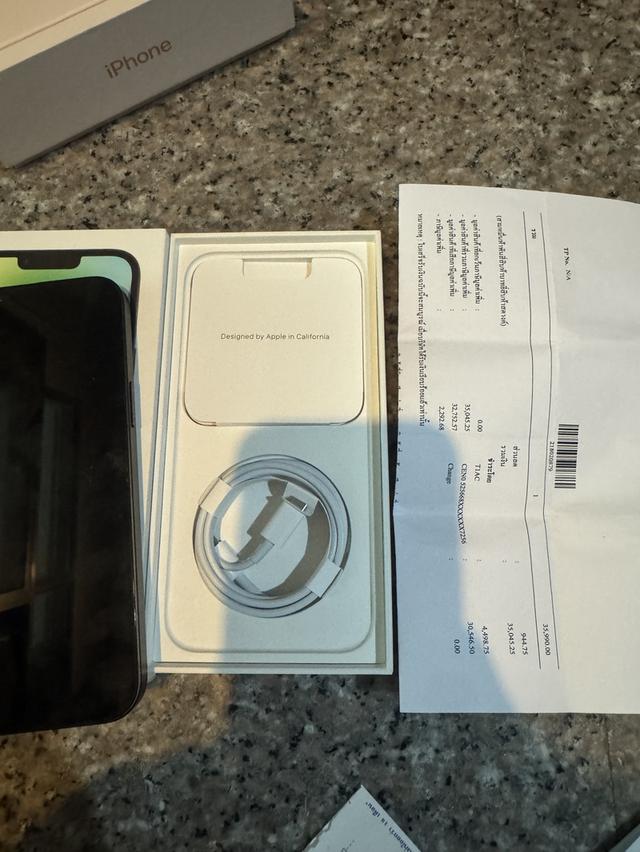 ขายไอโฟน14PlusสีSpace Gray128กิ๊กสูนTrueยกกล่องอุปกรยังไม่แกะมีใบเสร็จครบๆใช้งานดีทุกๆฟังชั่นถูกๆ 9