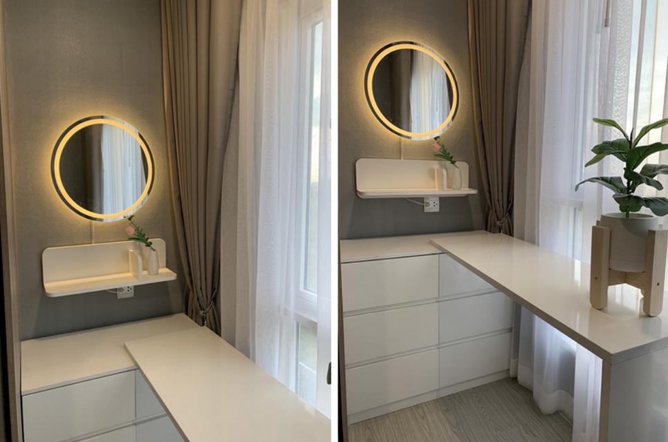 Condo Kave Town Island ติดมหาลัยกรุงเทพ รังสิต 1นอน ชั้น5 ตึก D ทิศเหนือ ตกแต่งครบ 4