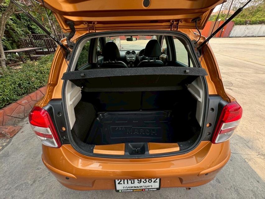 Nissan March 1.2E ปี2013 AT สีส้ม รูปที่ 7