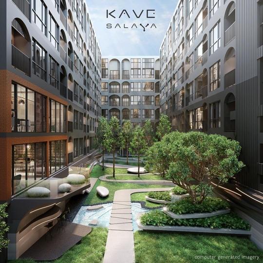 ขายด่วน เคฟ ศาลายา KAVE MUTANT SALAYA วิวสระ และสวน หายาก  บรรยากาศเหมือนอยู่รีสอร์ท 8