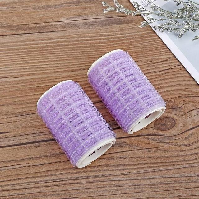 โรลม้วนผม สีม่วง มี5คู่(10อัน) รูปย่อยที่ 2