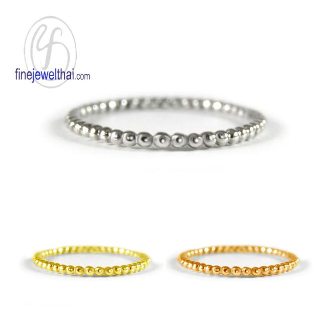 Finejewelthai แหวนมินิมอล-แหวนเงินแท้-แหวนเกลี้ยง-R123700