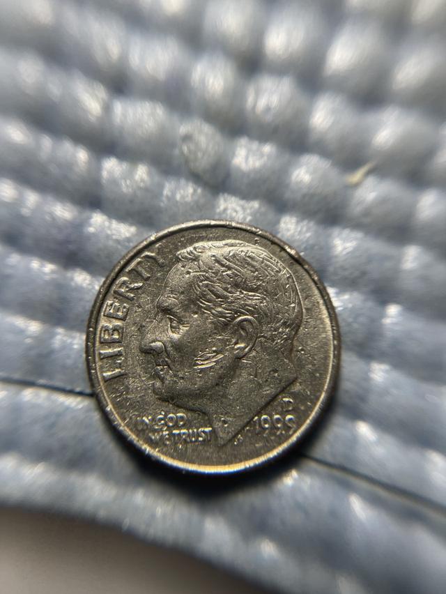 เหรียญ Roosevelt Dime ปี 1999-D