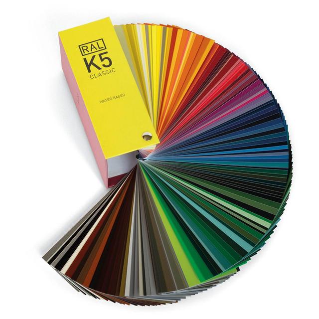 RAL K5 CLASSIC SEMI-MATT WATER BASED COLOUR FAN