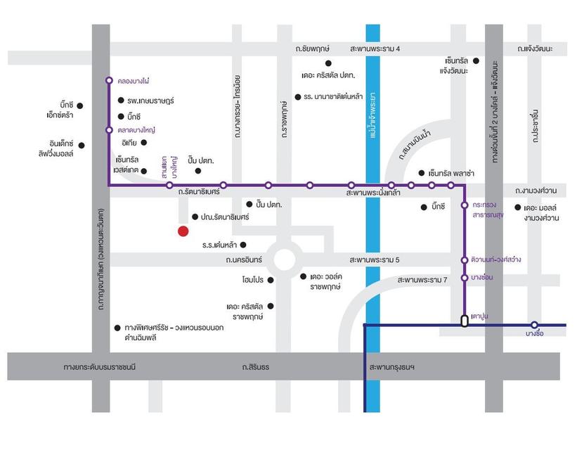 เช่าเช่า ทาวน์โฮม 3ชั้น ใกล้MRTสามแยกบางใหญ่ Town Avenue Merge รัตนาธิเบศร์ 19