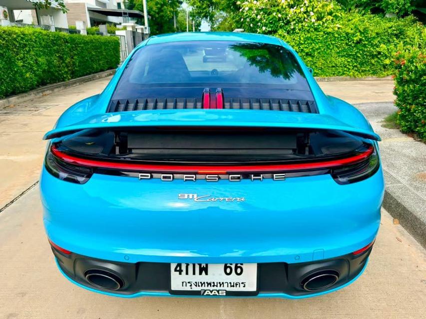 #Porsche911Carreraมีไฟแนนซ์เหลือ #ขายดาวน์ รถ AAS Porsche 992 Carrera 2020 สี Miami Blue รูปที่ 7