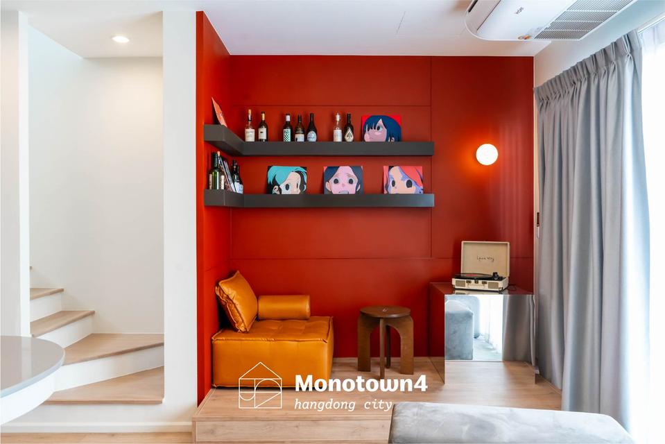บ้านโซนหางดงเชียงใหม่ โครงการ Monotown 4 ทาวน์โฮม 3 นอน ฟังก์ชันครบ มีคอร์ตยาร์ดและสวนส่วนตัว ใกล้กาดฝรั่ง 5 นาที 9