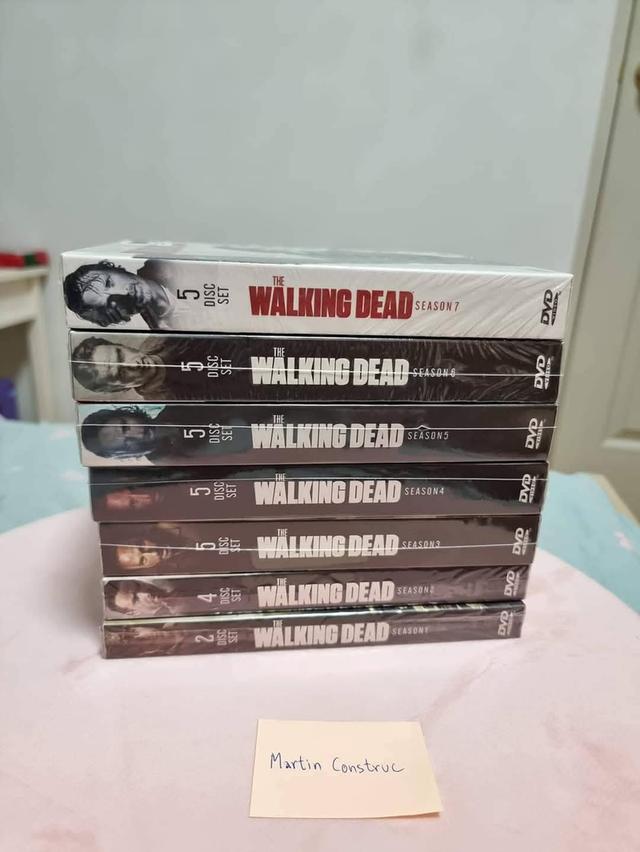 WALKING DEAD SEASON 1-7MASTER ลิขสิทธิ์แท้จากห้างสะสมเองขายมือสองสภาพใหม่ ยังไม่แกะซีล สนใจทักน้าป๊อป O9O5546999 แอดไอดีไลน์ popwong