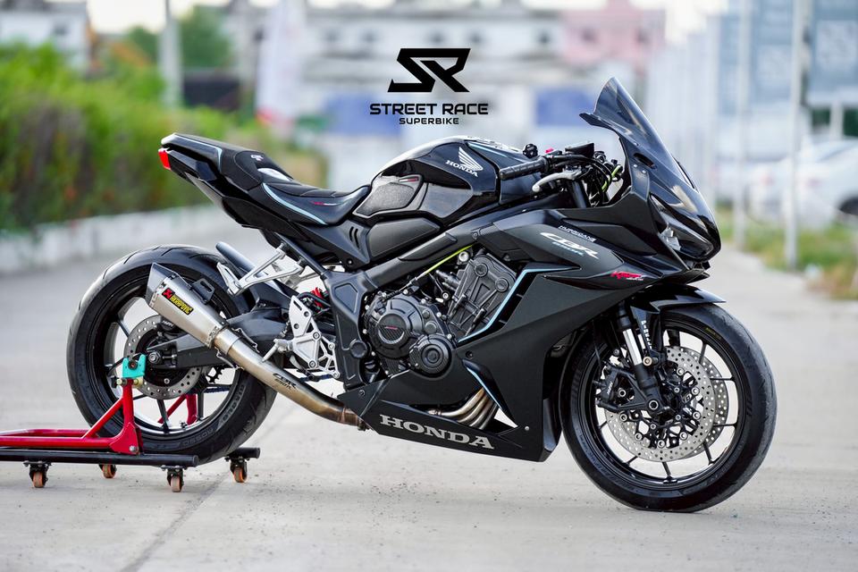 🔥 เข้าใหม่! CBR650R ปี 2023 แต่งเต็ม หล่อขั้นสุด! 🔥 🏍️ Honda CBR650R | ปี 2023 | สีดำ-ฟ้า สปอร์ตดุดัน ขี่แล้วสะดุดตาทุกมุม! 13