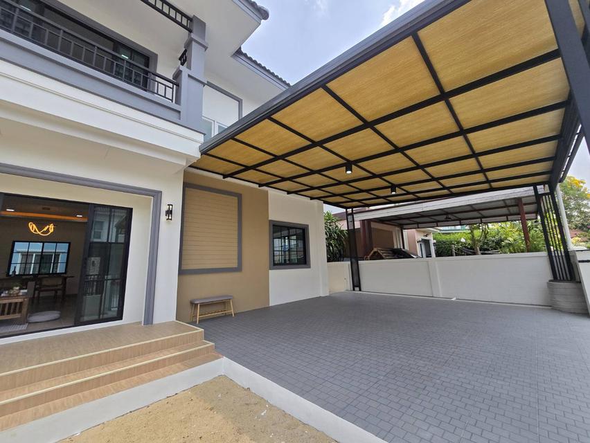 หมู่บ้านนนทวีวิลล์5 ถนนมิตรไมตรี คู้ซ้าย หนองจอก บ้านเดี่ยว2ชั้น หลังมุม 7