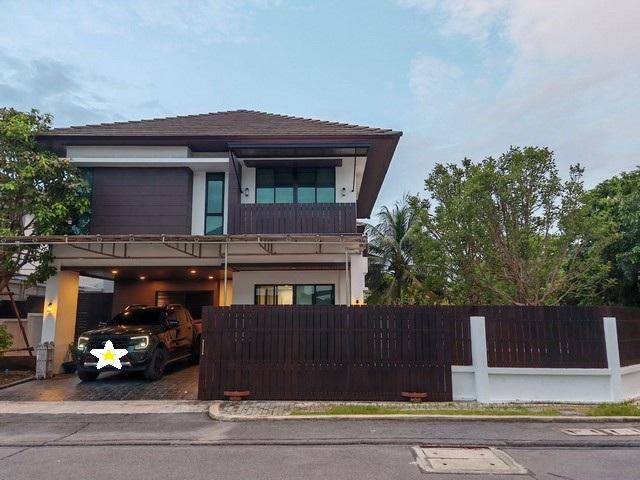 ให้เช่าบ้านเดี่ยว 2 ชั้น 69 ตรว. เลค วิว พาร์ค วงแหวนบางนา หลังมุม ใกล้ป้อมยาม ตรงข้าม Mega Bangna บ้านสวนสวย รีโนเวตใหม 1