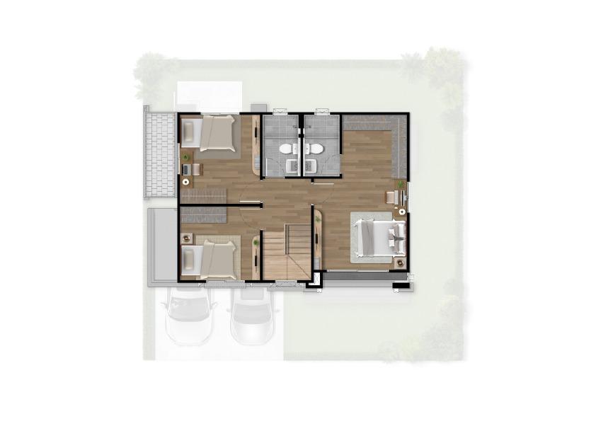 บ้านแฝด ไม่มีบ้านตรงข้าม(เจ้าของขายเอง) หมู่บ้านโกลเด้นนีโอ ศิริราช – ราชพฤกษ 14