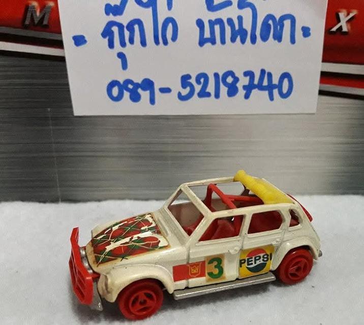 ลดราคาจ้า...รถโมเดล รถเหล็ก MAJORETTE CITROEN B112 ลาย PEPSI งานเก่า 1/64 ของเก่าเก็บ สภาพดี ล้อปกติ