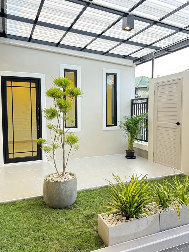 หมู่บ้านพฤกษา14A ซอยวัดลาดปลาดุกบ้านแฝด 2 ชั้น ตกแต่งใหม่ มีระเบียงข้างบ้านนั่งเล่น 3