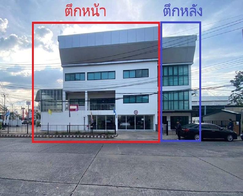 ให้เช่าอาคารสำนักงาน 3 ชั้น พื้นที่ใช้สอย 1250 ตารางเมตร ทำเล ริมถนนวิภาวดี-รังสิต ใกล้เซียร์รังสิต / พื้นที่จอดรถ 15 คัน 12