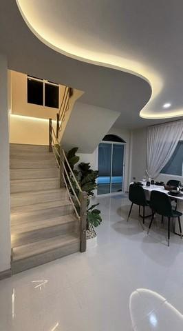 ขายบ้าน 2 ชั้น Pool Villa บางละมุง พัทยา 71 ตร.วา ใกล้โรงเรียน Satit ครัวไทยยุโรป สระส่วนกลาง 6
