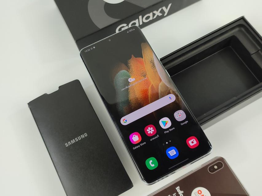 ขาย/แลก Samsung Galaxy S21 Ultra 5G 16/512GB Phantom Silver Snapdragon888 แท้ ครบยกกล่อง เพียง 27,900 บาท  2