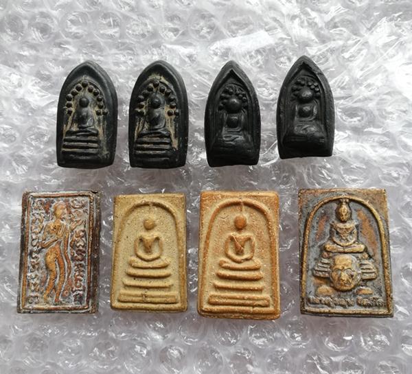 พระกริ่งคลองตะเคียน พระลีลาสิงห์ป้อนเหยื่อ สมเด็จนาคหลวง พระเเก้วเเจกทานหลวงปู่หมุน 2