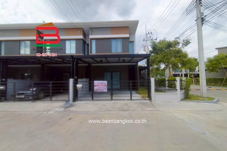 ให้เช่า ทาวน์โฮม หมู่บ้านพลีโน่ ทาวน์ ลำลูกกา (ใกล้บิ๊กซีลำลูกกาคลอง 5) เนื้อที่ 25 ตรว. ตำบลบึงคำพร้อย อำเภอลำลูกกา ปทุมธานี 1