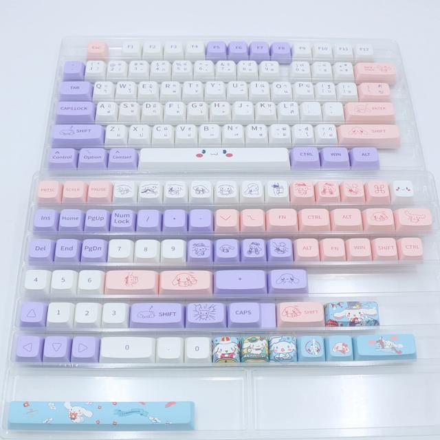 Keyboard kuromi keycaps คีย์บอร์ดเครื่องกล DIY 3