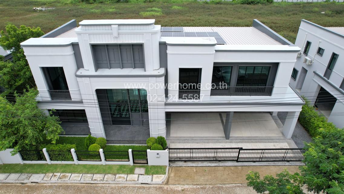 บ้านเดี่ยว 2 ชั้น หมู่บ้านเศรษฐสิริ วงแหวนจตุโชติ ใกล้ทางด่วนจตุโชติ ถนนกาญจนาภิเษก แขวงสามวาตะวันตก เขตคลองสามวา กรุงเทพมหานคร