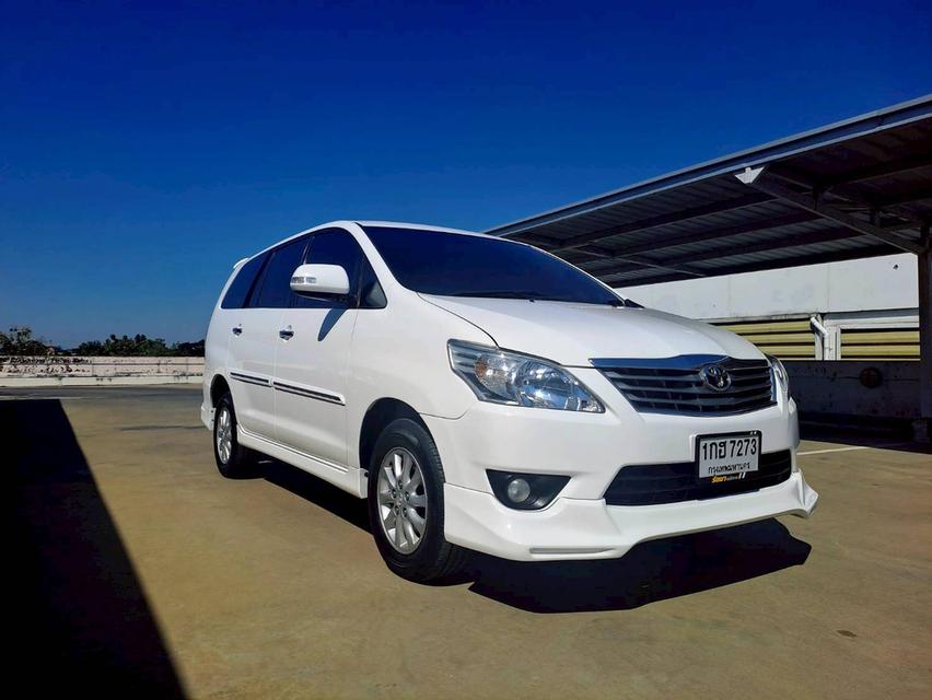 TOYOTA INNOVA, 2.0 V (MNC) (สีขาว) ปี2013 ประวัติดี เช็คศูนย์ตลอด 3