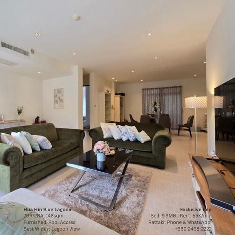 ขายคอนโด 2 ห้องนอน ชั้น1 สระ 148 ตร.ม. ใกล้ทะเลหัวหิน ชะอำระยะเดินได้ (Condo for Sale 2 Bedrooms Pool Access 148 sq. m.) 5