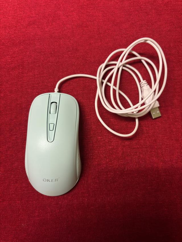 เมาส์ OKER มือสอง ใช้งานน้อย หัวเสียบ USB รุ่น M218