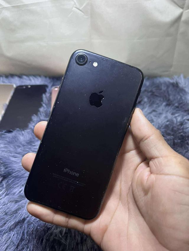 iPhone 7 32 กิ๊กสแกนได้กล้องปกติหน้าหลังแบต 77% บอดี้มีรอยนิดหน่อยใส่เคสสวยใช้ได้ทุกซิมขาย 7