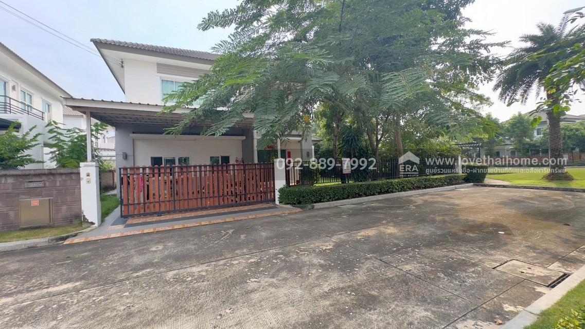 ขายบ้านเดี่ยว 2 ชั้น หมู่บ้านเดอะแกรนด์ พระราม2 โซนอินฟิเนีย ถนนพระราม2 พื้นที่ 76.4 ตรว. ใกล้เซ็นทรัลมหาชัย บ้านหลังมุม ราคาถูก 9