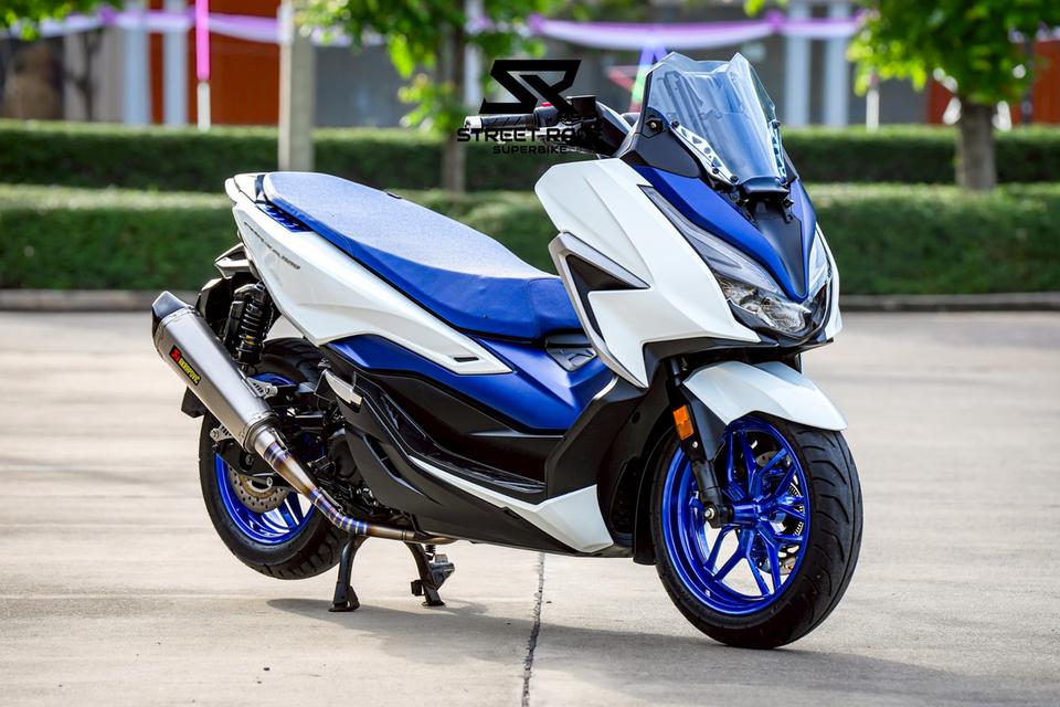 2021 Honda forza350 ปี 2021 สี ขาว-น้ำเงิน ลุคสะอาดตา เท่มีสไตล์ 10