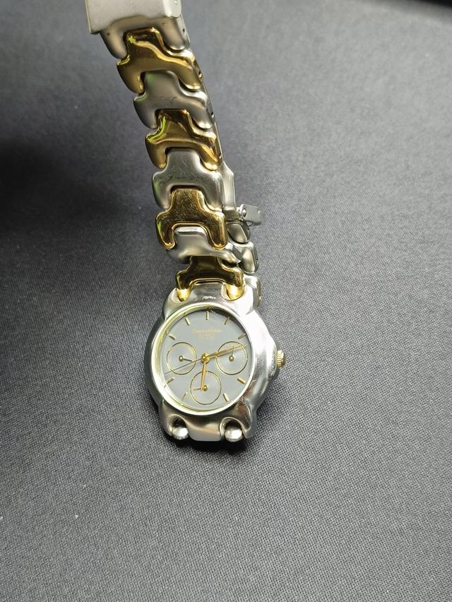 นาฬิกาข้อมือมือสอง Charles Vögele CV-7246 สองกษัตริย์ หน้าปัดเทา Quartz วินเทจ รูปที่ 10