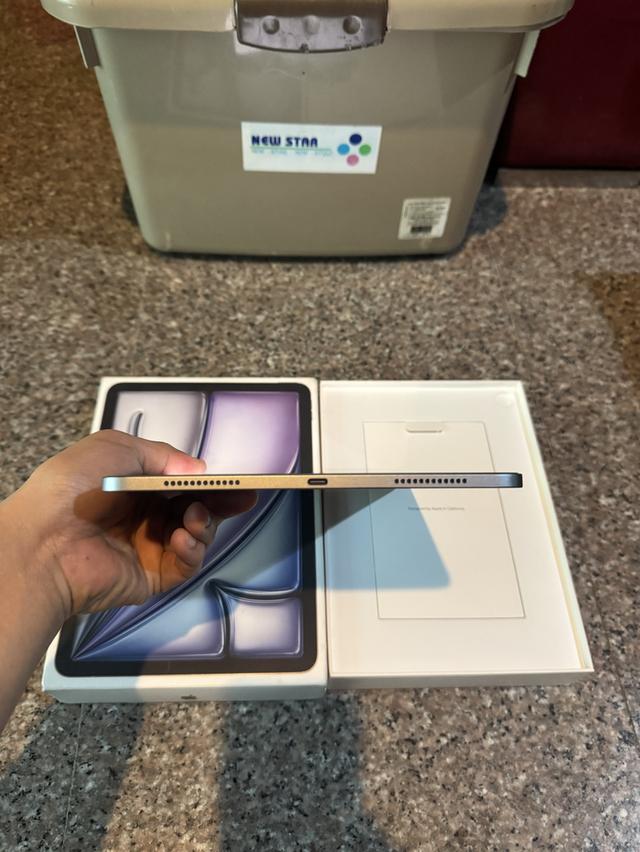 ขายๆๆๆถูกๆๆiPadAir7 M3 สีSpace Black 128กิ๊กมีกล่องอีมี่ตรงแบต100รอบชาดแค่17หายากมากๆสูนTrueเครื่องใช้งานดีทุกๆฟังชั่นรีสโตได้ตลอดไม่มีติดไอคราว Model รูปที่ 4