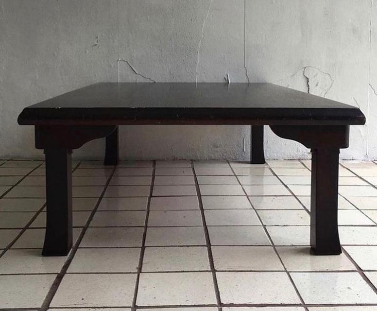 โต๊ะพับญี่ปุ่น สีดำสนิท 3