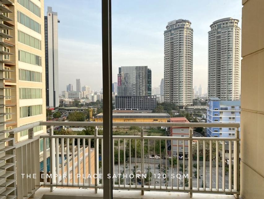 ให้เช่า คอนโด Duplex 2 bedrooms nice decoration ดิ เอ็มไพร์ เพลซ 120 ตรม. near Sathorn Silom Rama3 Icon Siam One Bangkok 5