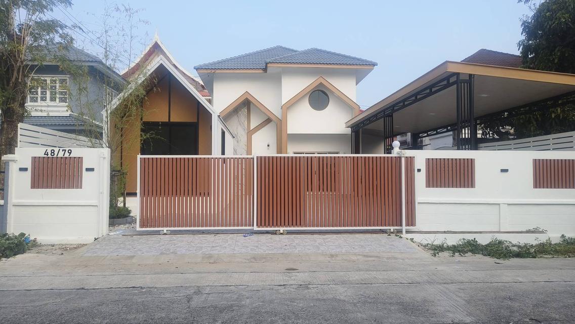 บ้านเดี่ยว 2 ชั้นรีโนเวทสวยใหม่ทั้งหลัง หมู่บ้านเคซี 9 ซอยนิมิตรใหม่ 4 1