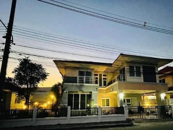 ขายหรือเช่าบ้านเดี่ยวย่านถนนหทัยราษฏร์ โครงการหมู่บ้านถาพร Baan Thaporn ถนนหทัยราษฏร์54 แขวงสามวาตะวันตก เขตคลองสามวา กรุงเทพฯ 1