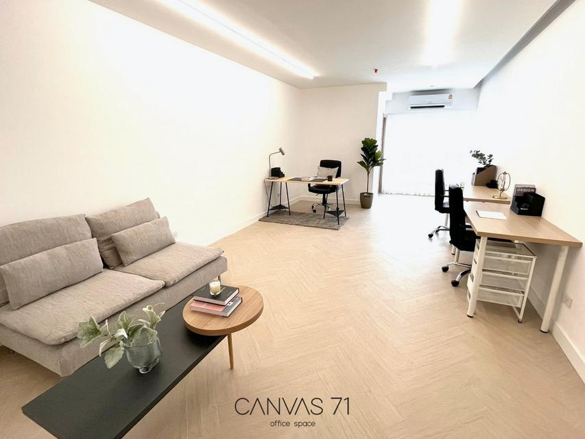 Service Officed เฟอร์ครบพร้อมเข้าอยู่ ใกล้ BTS เอกมัย มีบริการทำความสะอาดห้อง มีที่จอดรถ 3