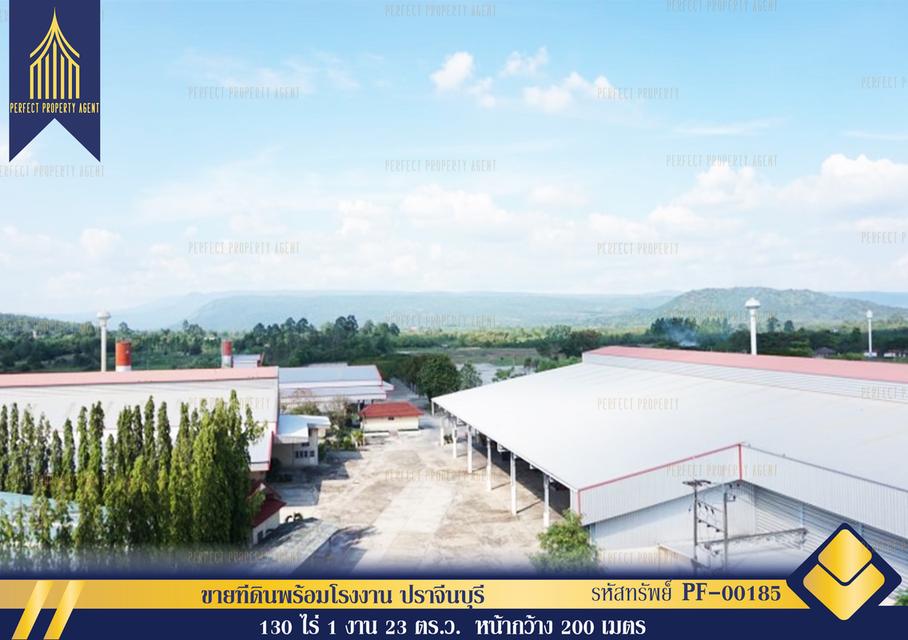 ขายที่ดินพร้อมโรงงาน 130 ไร่ ปราจีนบุรี 1