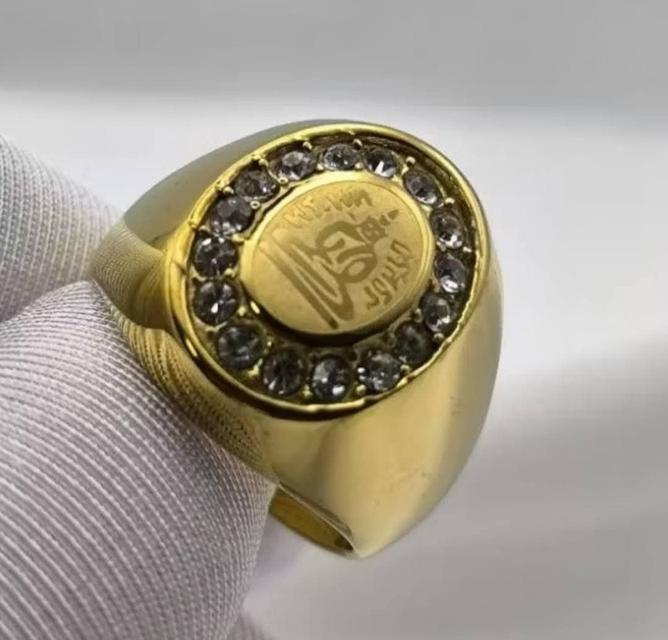 แหลวนหลวงพ่อโสธร ล้อมเพชร ทอง 14K ปลุกเสกวัดโสธร รูปที่ 2