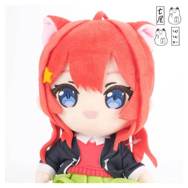 ตุ๊กตา เจ้าสาวผมเป็นแฝดห้า อิตสึกิ・หูแมว 🌟 Itsuki Nakano・ TAITO ~ Anime Plush ~ Standard 18 cm 🐈 รูปที่ 9