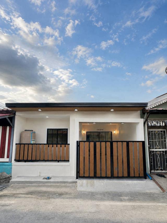 หมู่บ้านพฤกษา3 ถนนวัดลาดปลาดุก บางบัวทอง ทาวน์เฮาส์ชั้นเดียว ตกแต่งใหม่พร้อมอยู่ หน้ากว้าง6เมตร minimal style 1