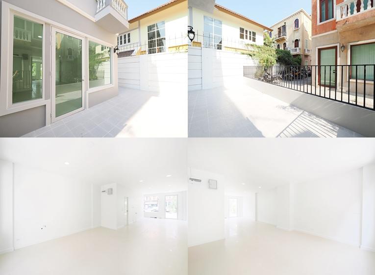 Clearance Sale อาคารพาณิชย์ 3 ชั้น ม.เวนิสดิไอริส ขนาด 31.5 ตร.ว. 3นอน 3น้ำ ทำเลดีหลังมุม สิ่งปลูกสร้างสไตล์อิตาลี ตกแต่งใหม่ทั้งหลัง ต่อเติมเต็ม 5