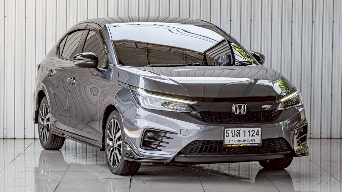 HONDA CITY 1.0 RS ปี 2022 สีเทา โฉม ปี19-ปัจจุบัน 4D